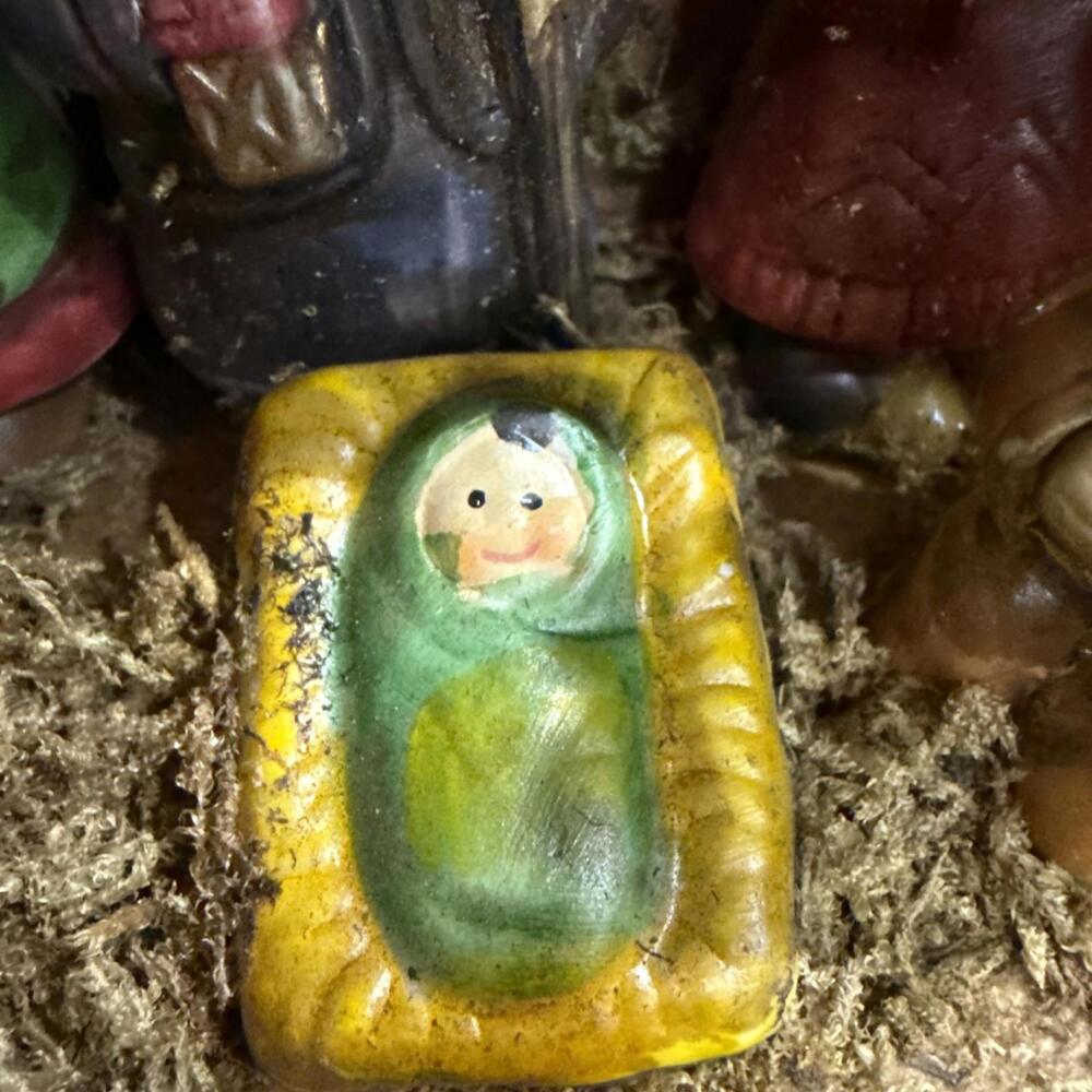 VTG Nativity Set Christmasville Ronnie Walter Baby Jesús Holiday Christmas Decor - Picture 4 of 8
